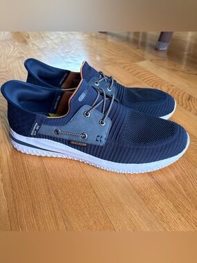 Skechers Slip-ins Shoes Hands Free: Delson 3.0 Roth sneakers Navy Blue Men’s 13